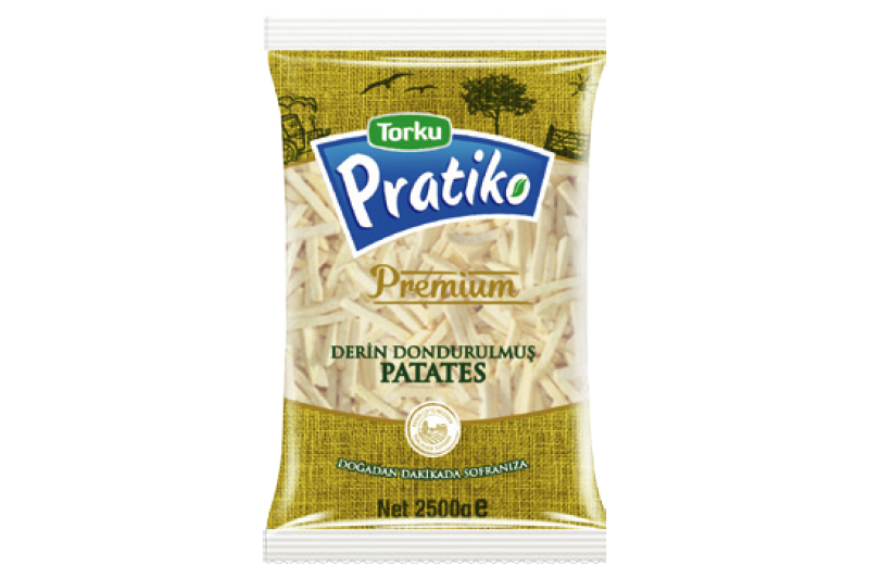 PRATİKO PREMIUM POTATO 2500 GR (7x7 THIN CUT)